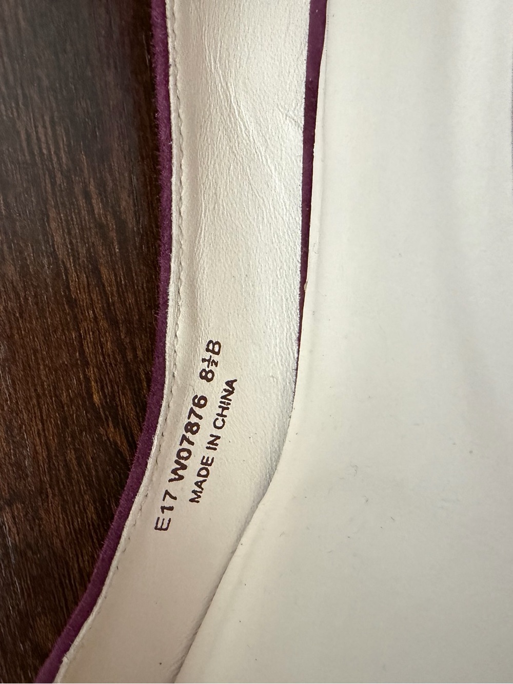 Cole Haan Grand OS Burgundy Suede D’Orsay Block Heel Pumps 8.5B - Picture 6 of 7